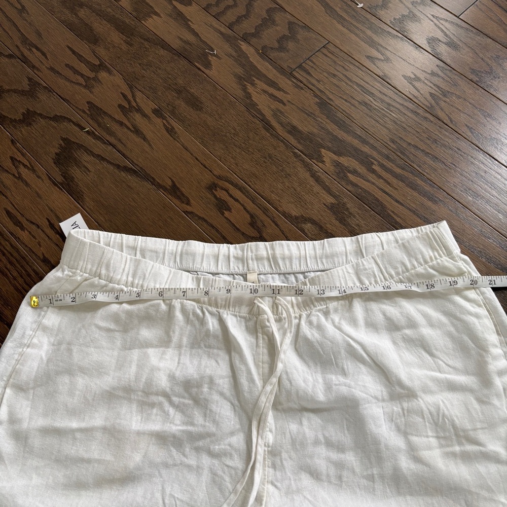 Aritzia Sontag Linen Cropped Pant Babaton The Group Pants XL NEW NWT - Picture 8 of 13